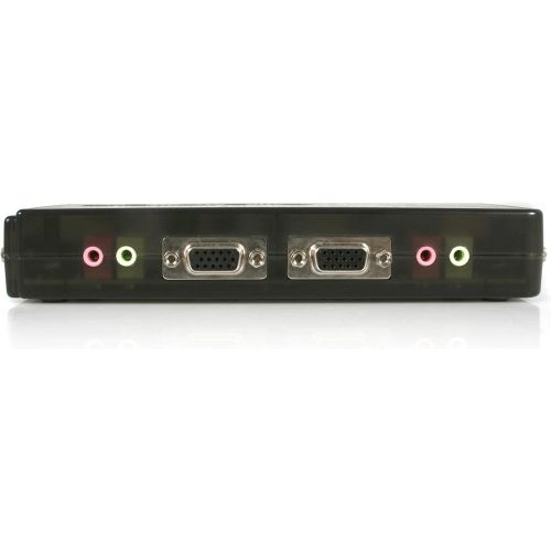  StarTech.com 2 Port USB DVI KVM Switch Kit with Cables USB 2.0 Hub & Audio