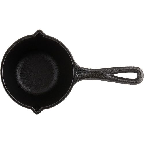 롯지 Lodge Cast Iron Silicone Brush Melting Pot, 15.2 oz, Black