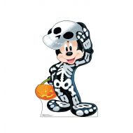 Advanced Graphics Halloween Mickey Skeleton Life Size Cardboard Cutout Standup
