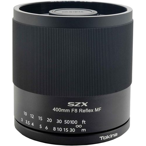  Tokina SZX 400mm f/8 Reflex MF Super Telephoto Lens for Nikon F, Black