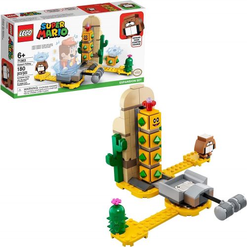  LEGO Super Mario Desert Pokey Expansion Set 71363 Building Kit; Toy for Creative Kids to Combine with The Super Mario Adventures with Mario Starter Course (71360) Playset, New 2020