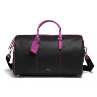 Lipault - Variation Duffle Bag - Top Handle Shoulder Overnight Travel Weekender Luggage for Women - Black/Sweet Fuchsia
