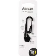 Nite Ize DoohicKey Keychain Multi Tool, Stainless-Steel 5-in-1 Multi Tool With Bottle Opener + Carabiner Clip, Black
