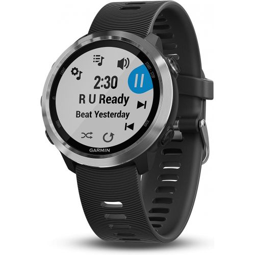 가민 Garmin Forerunner 645 Music, GPS Running Watch With Pay Contactless Payments, Wrist-Based Heart Rate And Music, Black