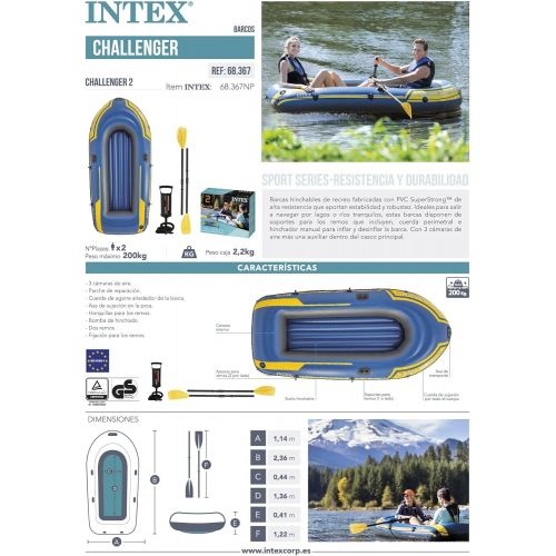 인텍스 Intex Challenger Inflatable Boat Series