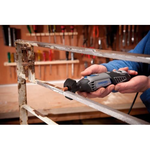  [아마존베스트]BOSCH Dremel 4000-4/34 Variable Speed Rotary Tool Kit - Engraver, Polisher, and Sander- Perfect for Cutting, Detail Sanding, Engraving, Wood Carving, and Polishing- 4 Attachments & 34 Ac