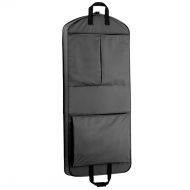 Wally Bags WallyBags Luggage 52 Extra Capacity Garment Bag with Pockets, Black
