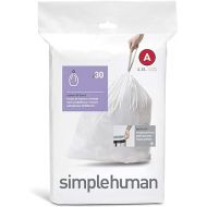 simplehuman Trash Can Liner A, 4.5 Liters/1.2 Gallons, 30-Count