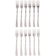 Winco 12-Piece Windsor Oyster Fork Set, 18-0 Stainless Steel, Silver