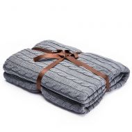Prosshop Luxury Handmade Crochet Fabric Lovely Sleeping Throws Comfortable and Warm Oversized Sofa Quilt Living room blanket Fit for Adult and Teens Resting reading Apply on All Se