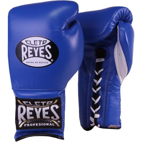  Cleto Reyes Traditional Lace Up Training Boxing Gloves - 14 oz - Red