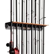 KastKing Patented V15 Vertical Fishing Rod Holder ? Wall Mounted Fishing Rod Rack, Store 15 Rods or Fishing Rod Combos in 18 Inches, Great Fishing Pole Holder and Rack