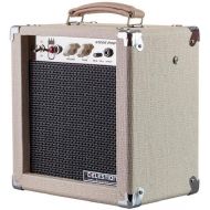 Monoprice 611705 5-Watt 1x8 Guitar Combo Tube Amplifier - Tan/Beige with Celestion Super 8 Inch Speaker, 12AX7 Preamp, Versatile and Durable For All Electric Guitars
