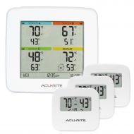 AcuRite 01095M Indoor Temperature & Humidity Station with 3 Sensors