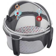 Fisher-Price Portable Bassinet and Play Space On-the-Go Baby Dome with Developmental Toys and Canopy, Arrows Away