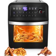 16-in-1 Air Fryer Oven, COOCHEER 13 QT Air Fryer Toaster Oven Combo, Roast, Bake, Broil, Reheat, Fry Oil-Free, 1700W Convection Toaster Oven Airfryer, with Digital LED Touch-screen