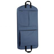 Wally Bags WallyBags Luggage 45 Extra Capacity Garment Bag with Pockets, Navy