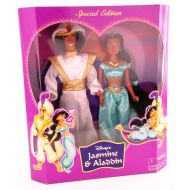 Disney Princess Jasmine & Aladdin Special Edition Doll Set Disney Parks Edition Green Outfit