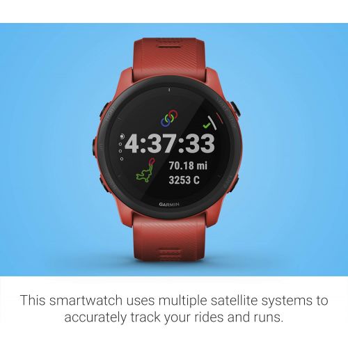 가민 [아마존베스트]Garmin Forerunner 745, GPS Running Watch, Detailed Training Stats and On-Device Workouts, Essential Smartwatch Functions, Red (010-02445-02)