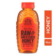 Nature Nates Nature Nate’s 100% Pure Raw & Unfiltered Honey; 16-oz Squeeze Bottle - 12 Pack; Certified Gluten Free and OU Kosher Certified; Enjoy Honey’s Balanced Flavors and Sweet Natural Good