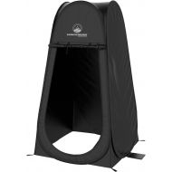 Portable Pop Up Pod- Instant Privacy, Shower & Changing Tent- Collapsible Outdoor Shelter for Camping, Beach & Rain with Carry Bag by Wakeman Outdoors, Black