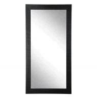BrandtWorks USA Scratched Floor Mirror, 32 L x 71 H, Black