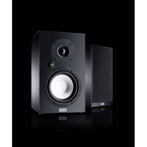  Magnat Multi Monitor 220 | Active Speaker Set with aptX Bluetooth, Phono Input and Remote Control | Complete System for Vinyl and Streaming Users, Black