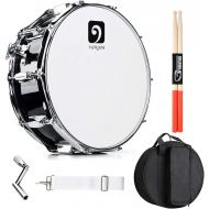 [아마존베스트]Vangoa Snare Drum Kit, Marching Snare Drum, 14 x 5.5 with 10mm Padding Carry Bag, 5A DrumSticks, Speed-up Drum Key, Strap, Drum Mute Pad