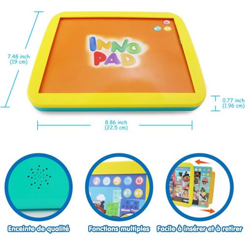  BEST LEARNING INNO PAD Smart Fun Lessons - Educational Tablet Toy to Learn Alphabet, Numbers, Colors, Shapes, Animals, Transportation, Time for Toddlers Ages 2 to 5 Years Old