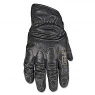 Speed and Strength Rust and Redemption Distressed Black Gloves, M