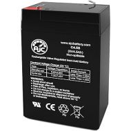 AJC Battery Compatible with B&B BP4-6 6V 4.5Ah Emergency Light Battery