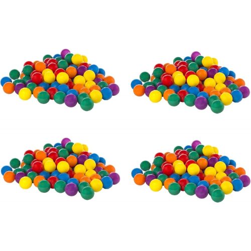 인텍스 Intex 100-Pack Small Plastic Multi-Colored Fun Ballz for Bounce Houses (4 Pack)