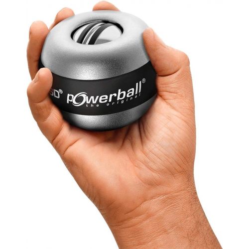  [아마존베스트]Kernpower Powerball The Large Titanium Car Start Approx. Diameter 8.2 cm Approx. 500 g Aluminium Housing Aluminium Silver