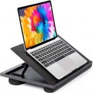 [아마존베스트]Adjustable Lap Desk - with 8 Adjustable Angles & Dual Cushions Laptop Stand for Car Laptop Desk, Work Table, Lap Writing Board & Drawing Desk on Sofa or Bed by HUANUO