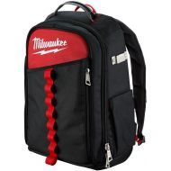 MILWAUKEES Milwaukee Low Profile Jobsite Backpack Made of 1680D Ballistic Material, Reinforced Base, with 22 Total Pockets, Sternum Strap and Tape Measure Clip, 5x more Durable and 2x MORE Pa