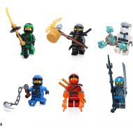 LEGO Ninjago Masters of Spinjitzu Combo Foil Pack - Set of 6 Minifigures (Lloyd, Jay, Cole, Zane, Kai, and Nya)