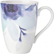 Lenox Indigo Watercolor Floral Mug, 0.65 LB, Blue