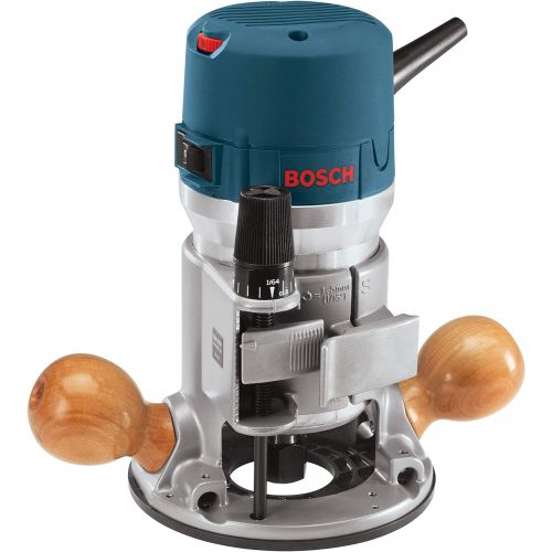 Bosch 1617EVSPK 12 Amp 2-1/4-Horsepower Plunge and Fixed Base Variable Speed Router with RA1054 Deluxe Router Edge Guide With Dust Extraction Hood & Vacuum Hose Adapter