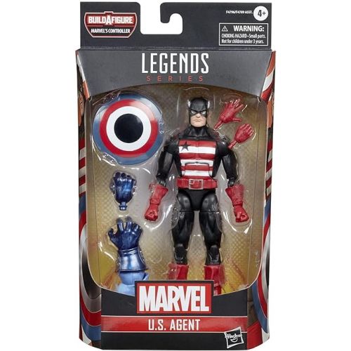 마블시리즈 Marvel Legends Series U.S. Agent Classic Comics Action Figure 6-inch Collectible Toy, 1 Accessory, 2 Build-A-Figure Parts