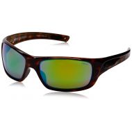 Revo Guide Ii RE 4073 02 GN Polarized Rectangular Sunglasses, Dark Tortoise Green Water, 61 mm