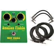 Way Huge Swollen Pickle MKII Guitar Effects Pedal w/(2) 6 patch cables (2) 18.6 cables