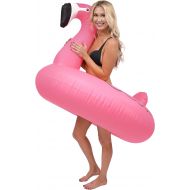 GoFloats Flamingo Pool Float Party Tube, Inflatable Rafts for Kids & Adults
