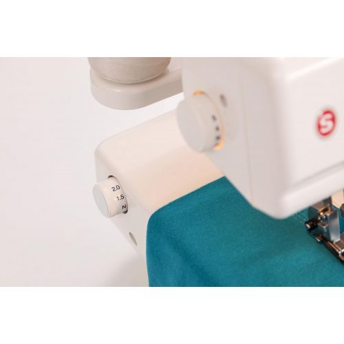 싱거 SINGER | Professional 14T968DC Serger Overlock with 2-3-4-5 Stitch Capability, 1300 Stitches per minute, & Self Adjusting - Sewing Made Easy