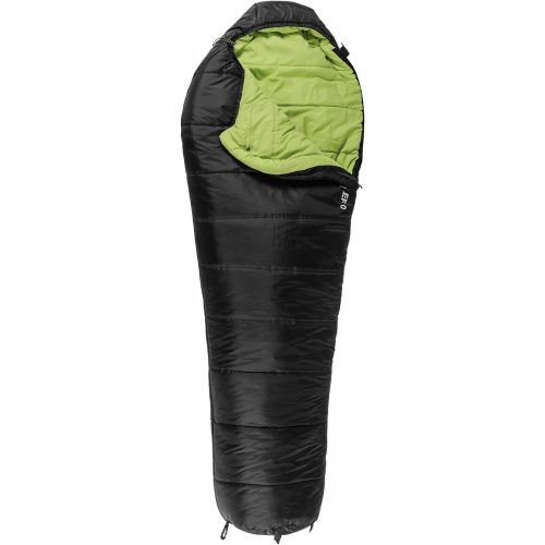  TETON Sports LEEF Lightweight Scout Mummy Sleeping Bag; Great for Hiking, Backpacking and Camping; Free Compression Sack: Black