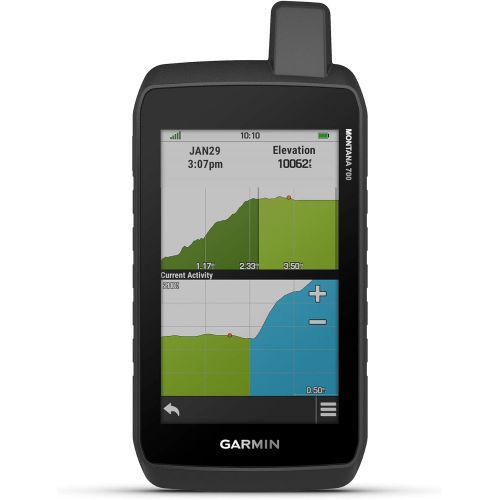 가민 Garmin Montana 700, Rugged GPS Handheld, Routable Mapping for Roads and Trails, Glove-Friendly 5 Color Touchscreen