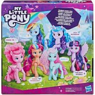 My Little Pony Dolls Rainbow Celebration, 6 Pony Figure Set, 5.5-Inch Dolls, Toys for 3 Year Old Girls and Boys, Unicorn Toys (Amazon Exclusive)