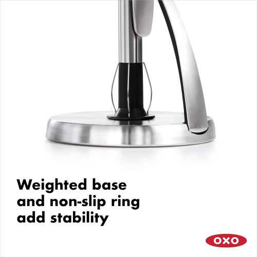 옥소 OXO Good Grips SimplyTear Paper Towel Holder?- Stainless Steel