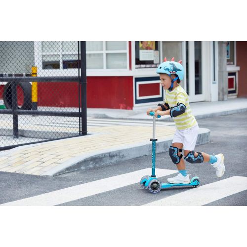  Micro Kickboard - Mini Deluxe LED 3-Wheeled, Lean-to-Steer, Swiss-Designed Micro Scooter for Preschool Kids with LED Light-up Wheels, Ages 2-5