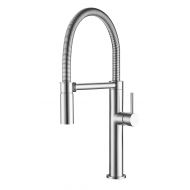 Franke FFPD4450 Pescara Single Handle Pull-Down Kitchen Faucet with Magnetic Sprayer Dock 16.5 inch Ultra-Tall high arc, Stainless Steel