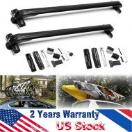 Lifetime ZanGe for Toyota Prius 2002-2016 2Pcs 43Inch Car Roof Rack Window Mount Rail Cargo Cross Bar Top Luggage Carrier Aluminum Adjustable Removable Without Rails with Anti Theft Lock Sy